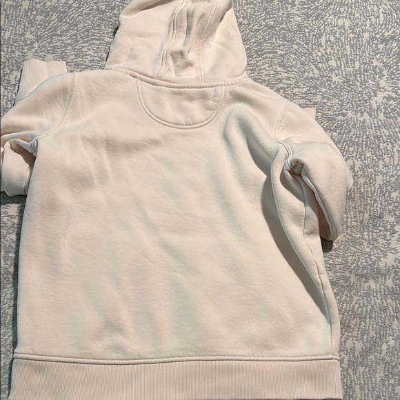 Carhartt Cream Hoodie with Purple Logo - Picture 4 of 4